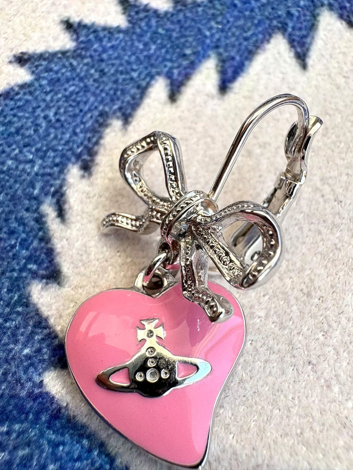 Vivienne Westwood vivienne westwood pink enamel butterfly earrings Size ONE SIZE - 3 Thumbnail