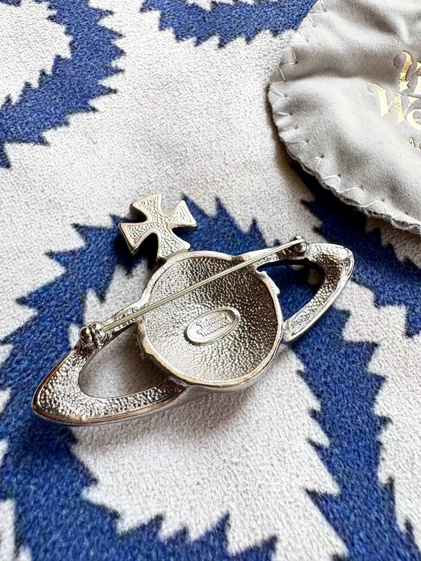 Vivienne Westwood vivienne westwood vintage silver planet brooch Size ONE SIZE - 3 Thumbnail