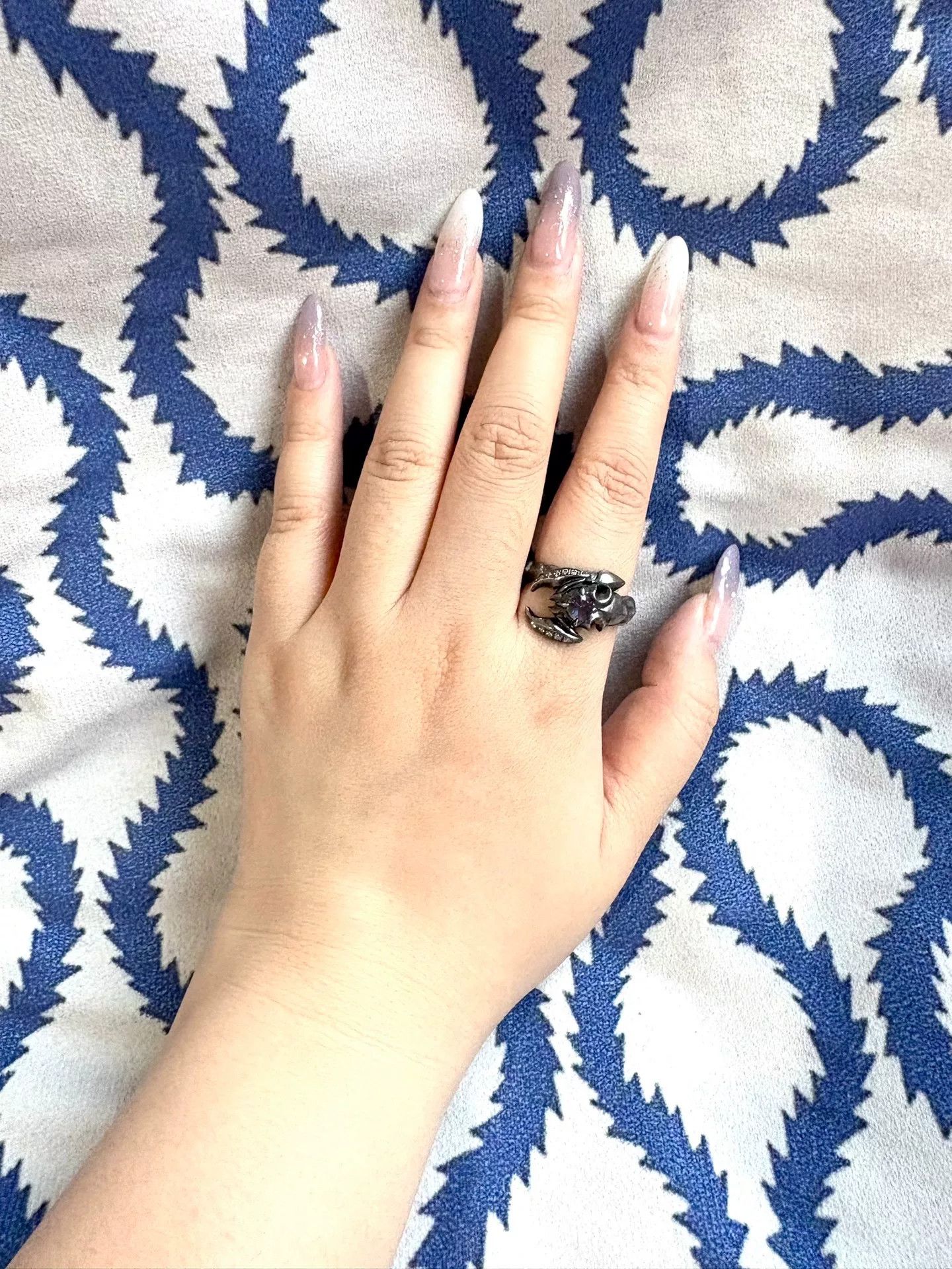 Vivienne Westwood silver scorpion ring with colorful diamonds Size ONE SIZE - 7 Thumbnail