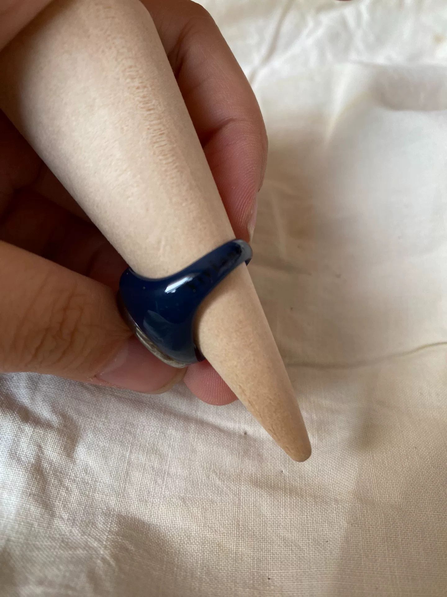 Vivienne Westwood vivienne westwood rare navy acrylic ring Size ONE SIZE - 6 Thumbnail