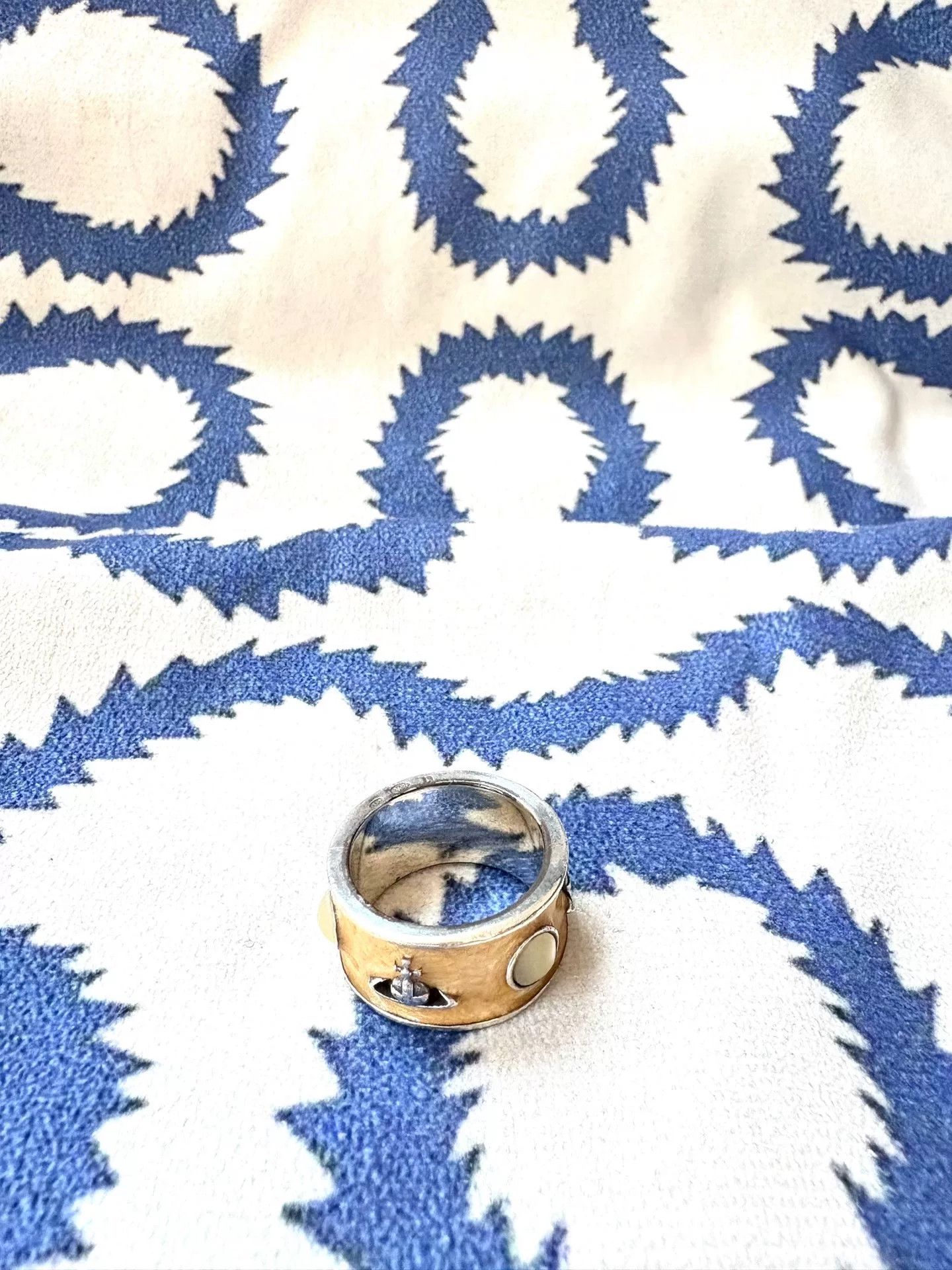Vivienne Westwood vivienne westwood king ring in beige color Size ONE SIZE - 3 Thumbnail
