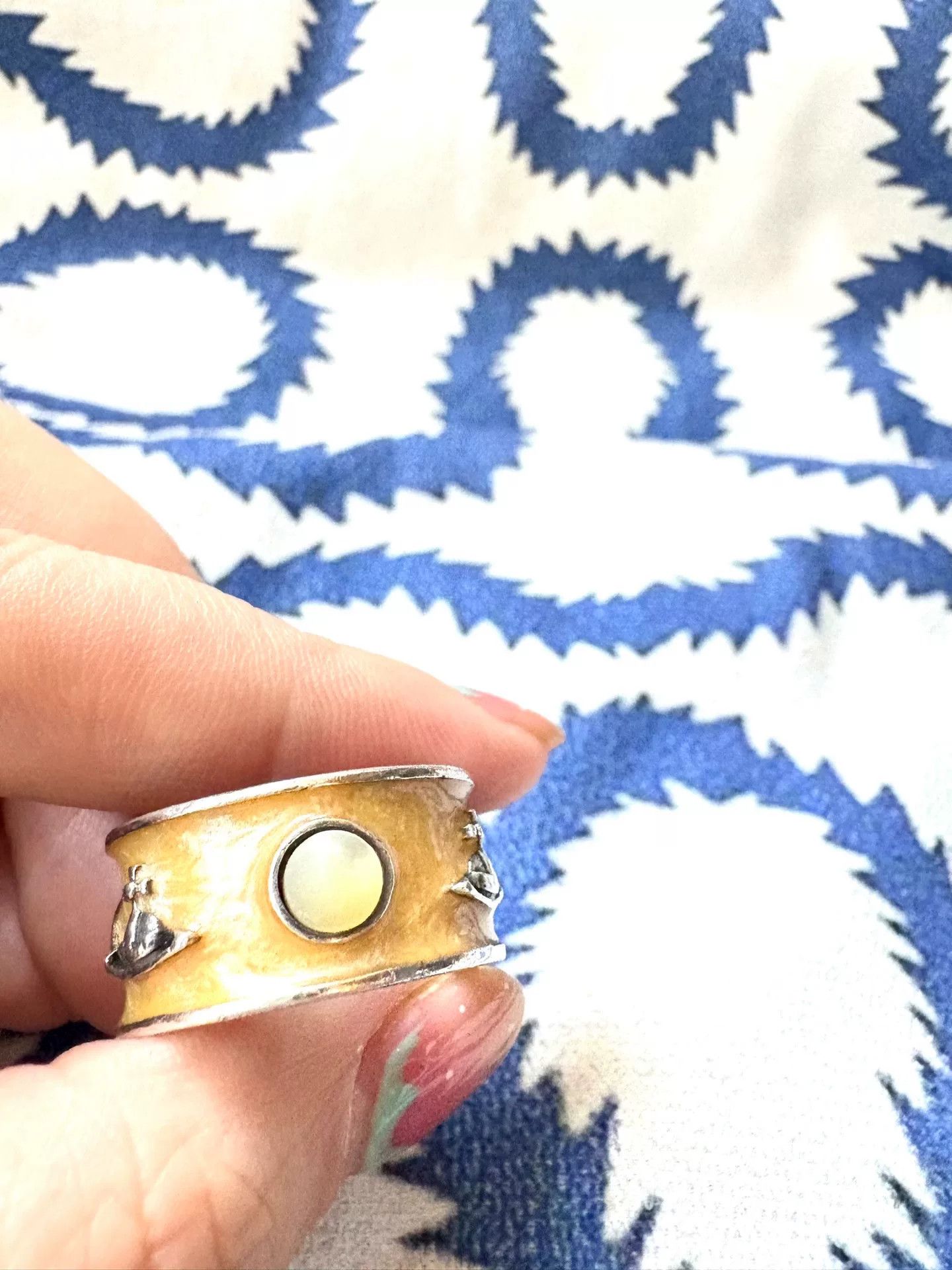 Vivienne Westwood vivienne westwood king ring in beige color Size ONE SIZE - 9 Thumbnail