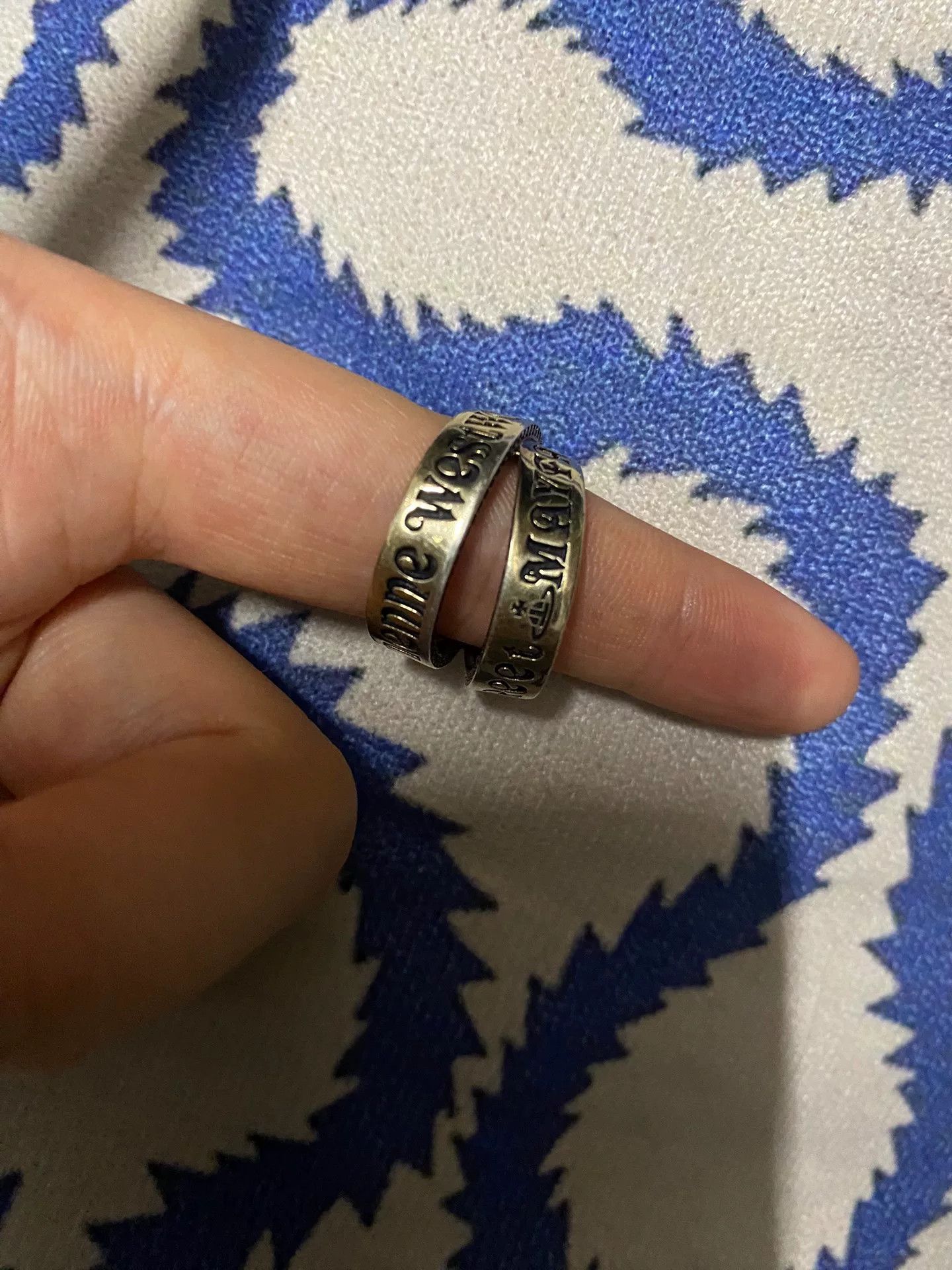 Vivienne Westwood vivienne westwood double-layer silver ring Size ONE SIZE - 6 Thumbnail