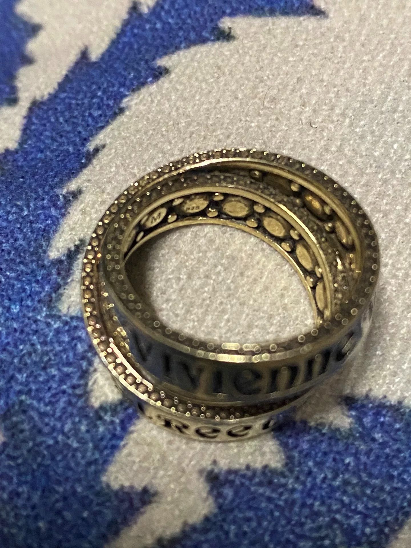 Vivienne Westwood vivienne westwood double-layer silver ring Size ONE SIZE - 7 Thumbnail