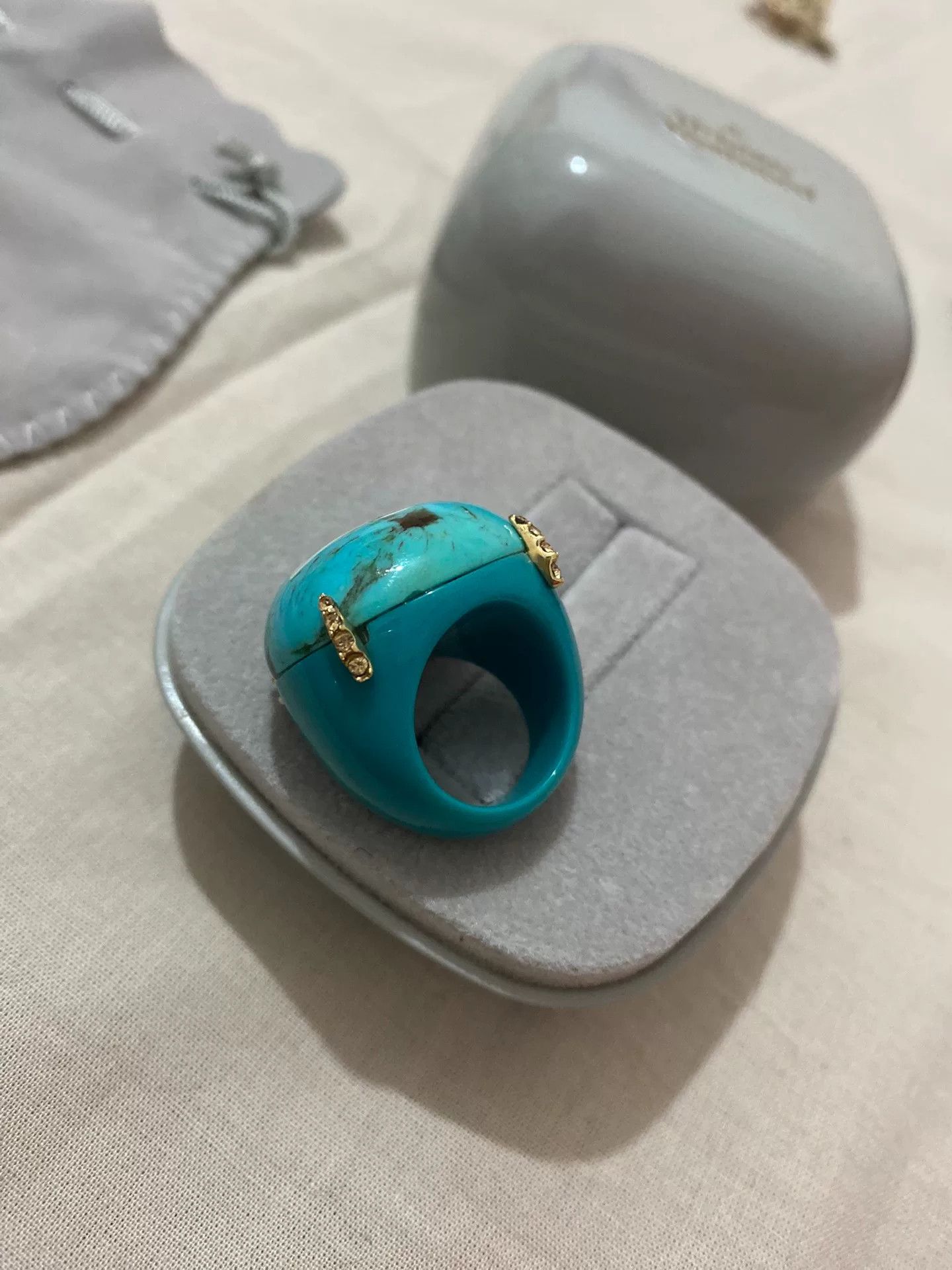 vivienne westwood turquoise claw ring