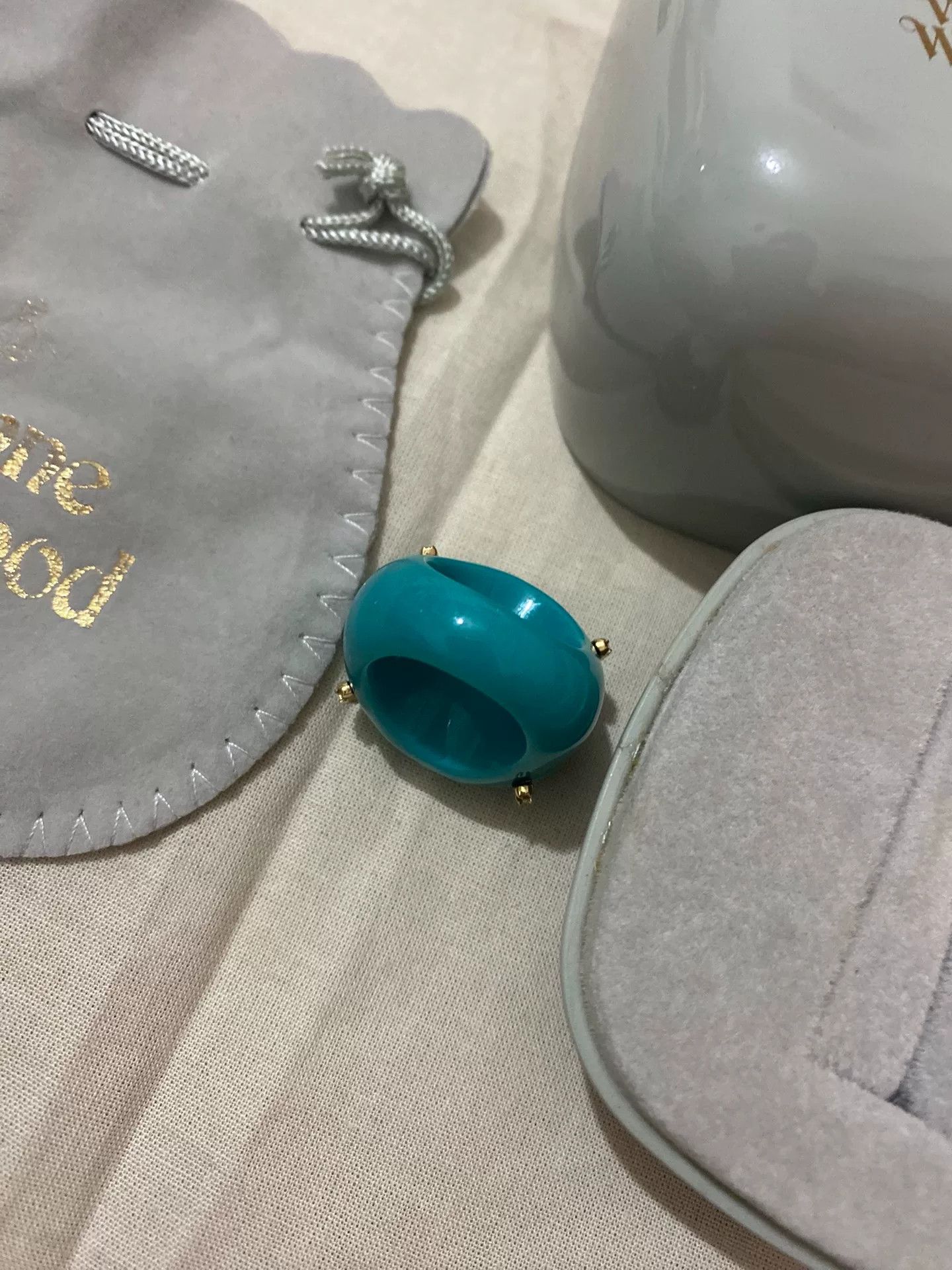 vivienne westwood turquoise claw ring