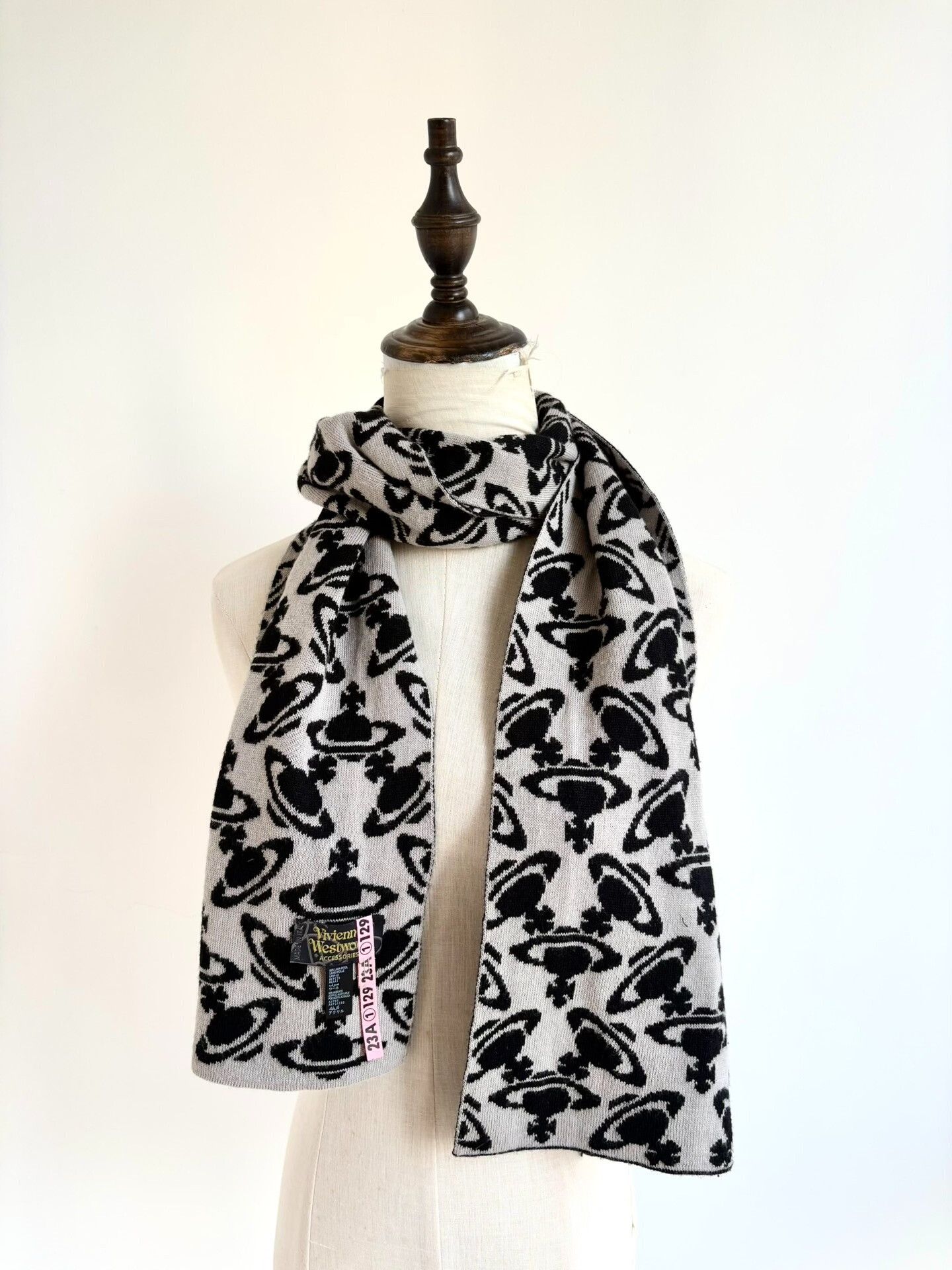 Vivienne Westwood vivienne westwood black and white scarf Size ONE SIZE - 4 Thumbnail