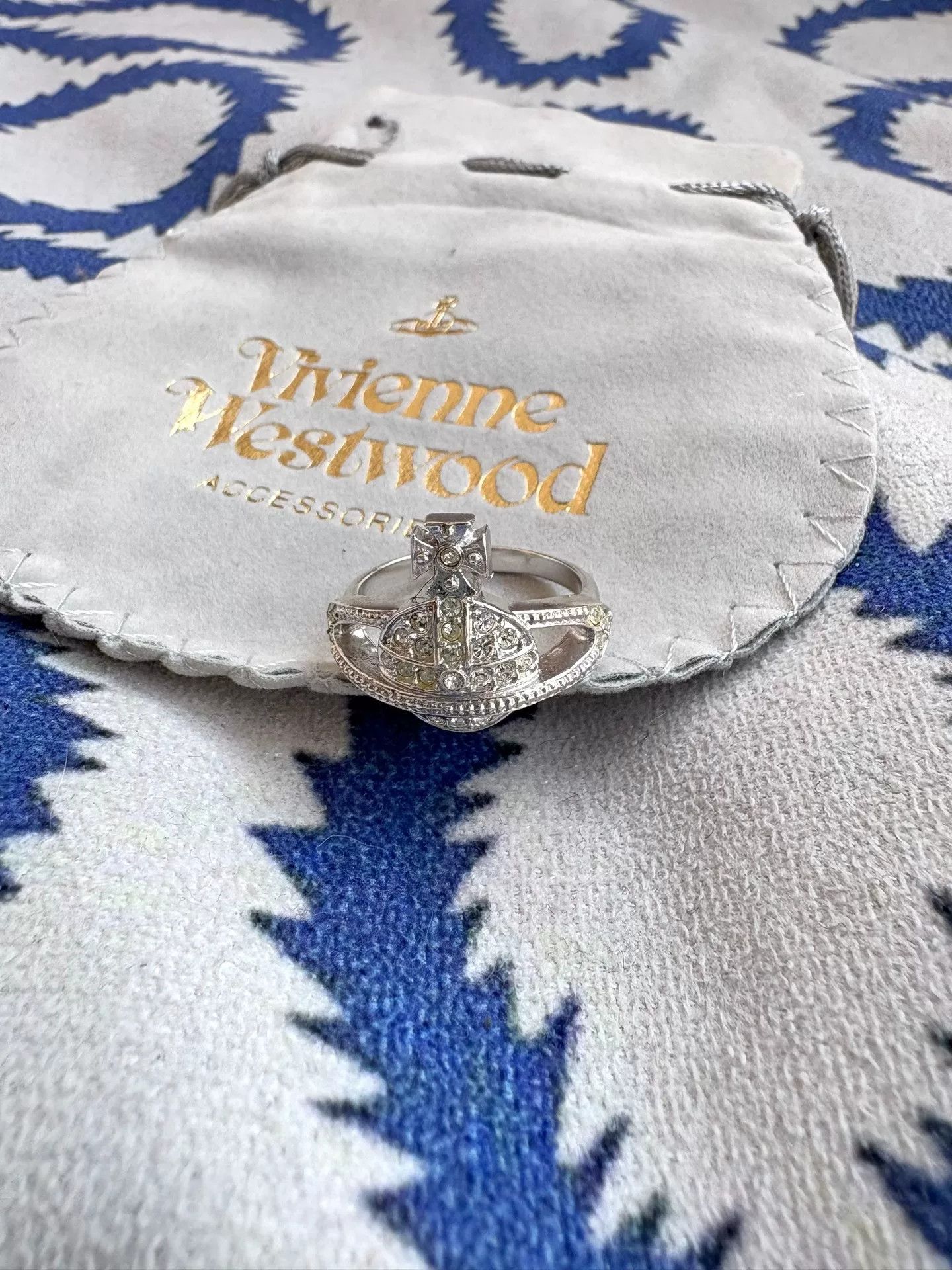 Vivienne Westwood vivienne westwood vintage diamond saturn ring Size ONE SIZE - 2 Thumbnail