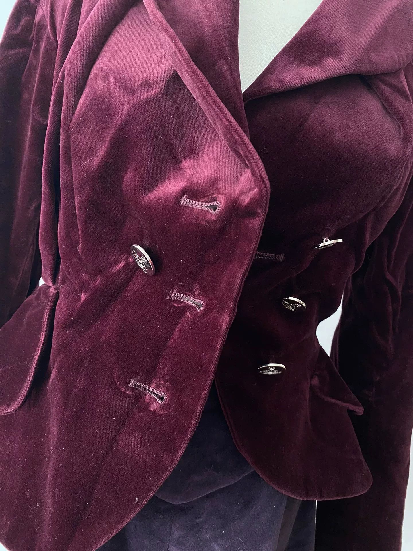 Vivienne Westwood vivienne westwood burgundy velvet blazer outfit Size M / US 6-8 / IT 42-44 - 4 Thumbnail