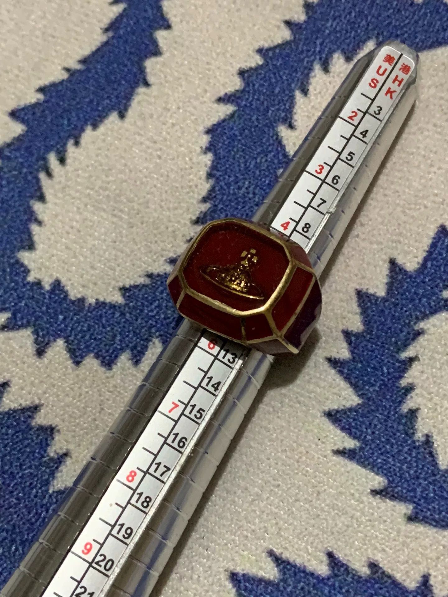 Vivienne Westwood vivienne westwood rare red enamel ring Size ONE SIZE - 2 Thumbnail