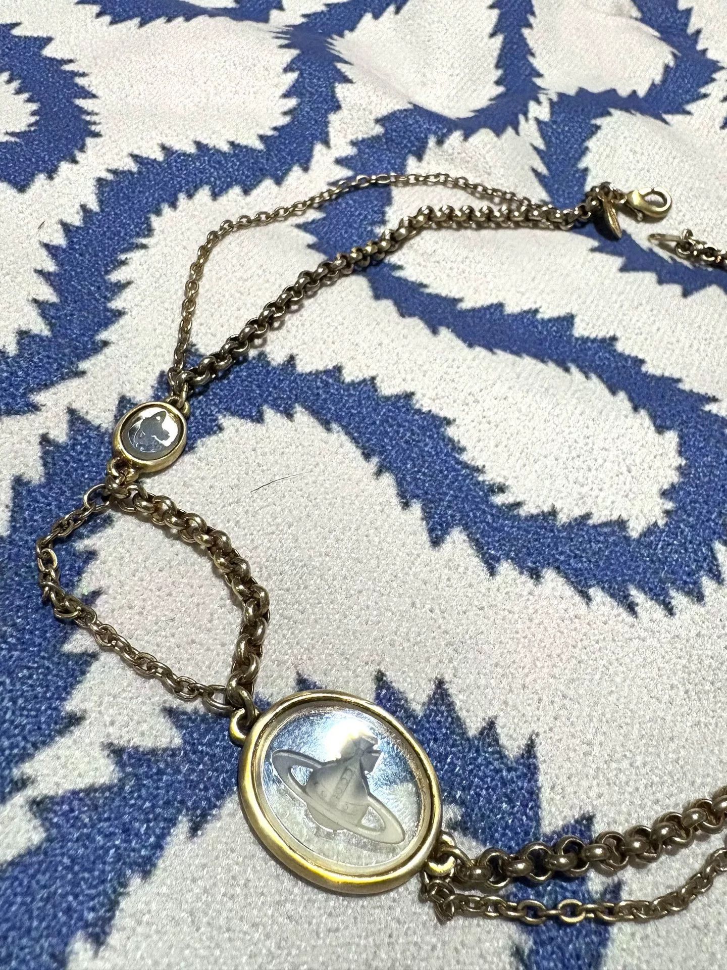 Vivienne Westwood vivienne westwood gold chain necklace with stones Size ONE SIZE - 3 Thumbnail