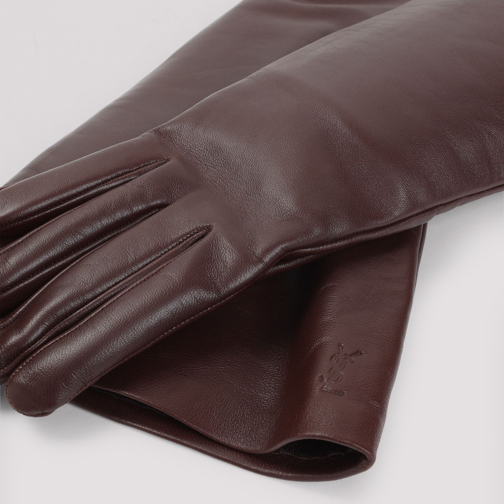 Saint Laurent Paris Saint Laurent Nappa Leather Gloves Size ONE SIZE - 3 Thumbnail
