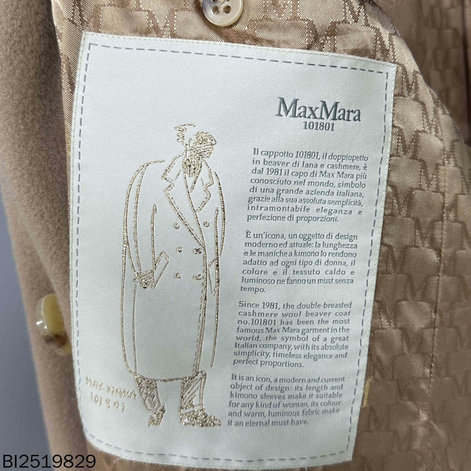 Max Mara beige double-breasted coat by MaxMara Size US S / EU 44-46 / 1 - 6 Thumbnail