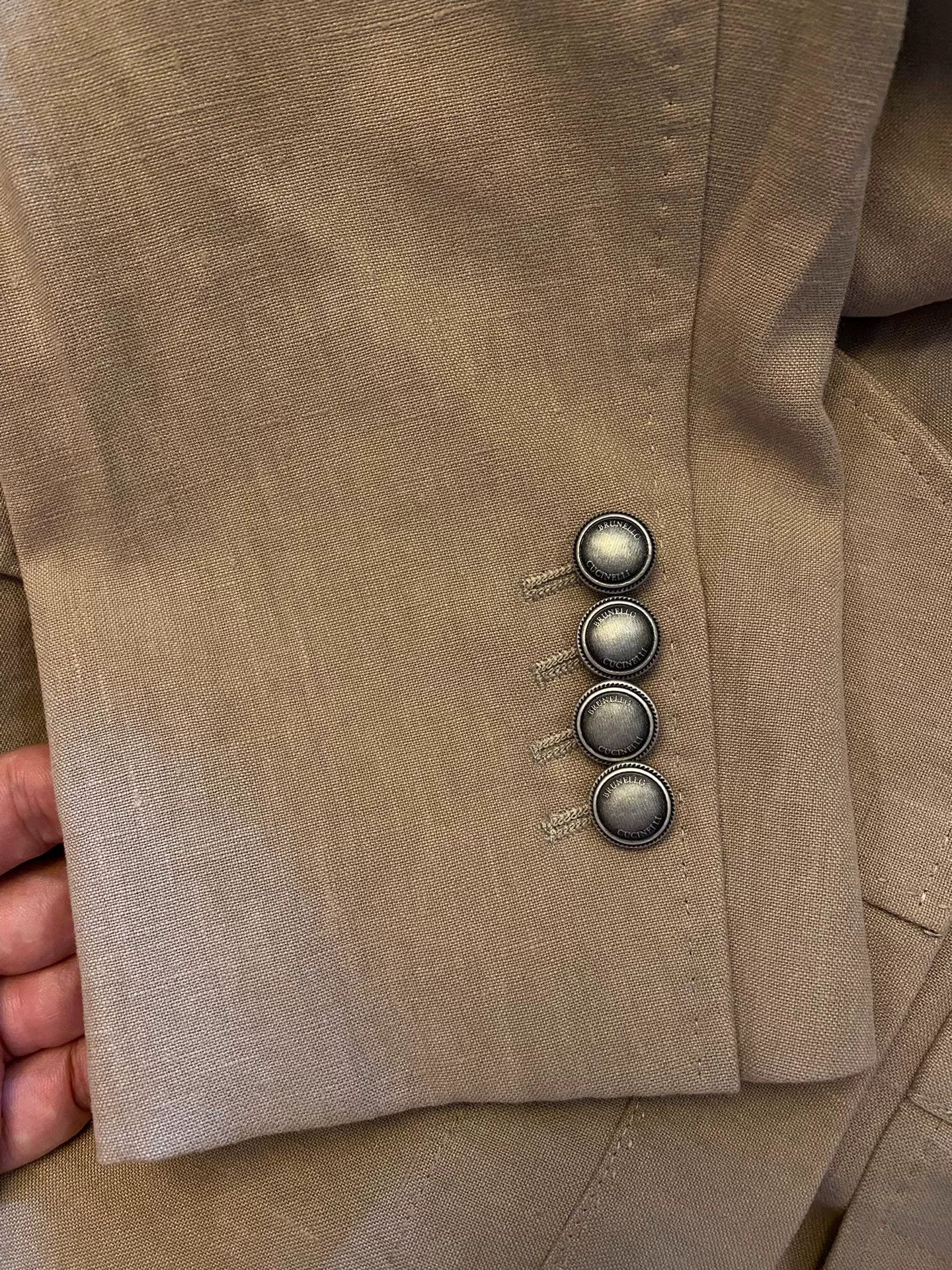 Brunello Cucinelli Brunello Cucinelli Linen Safari Jacket Size US M / EU 48-50 / 2 - 9 Thumbnail