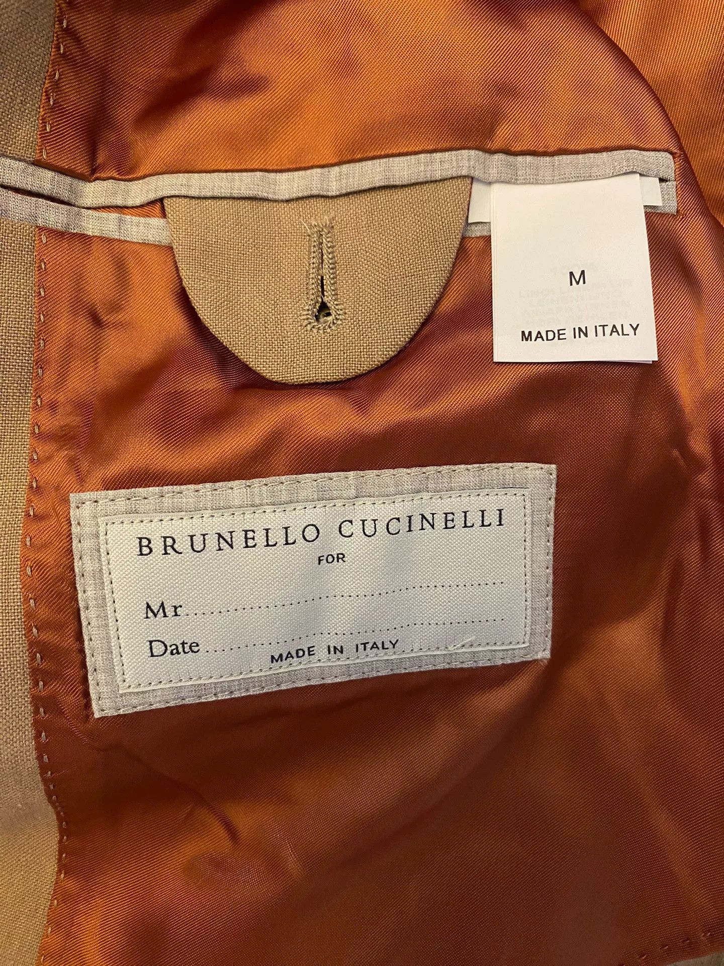 Brunello Cucinelli Brunello Cucinelli Linen Safari Jacket Size US M / EU 48-50 / 2 - 7 Thumbnail