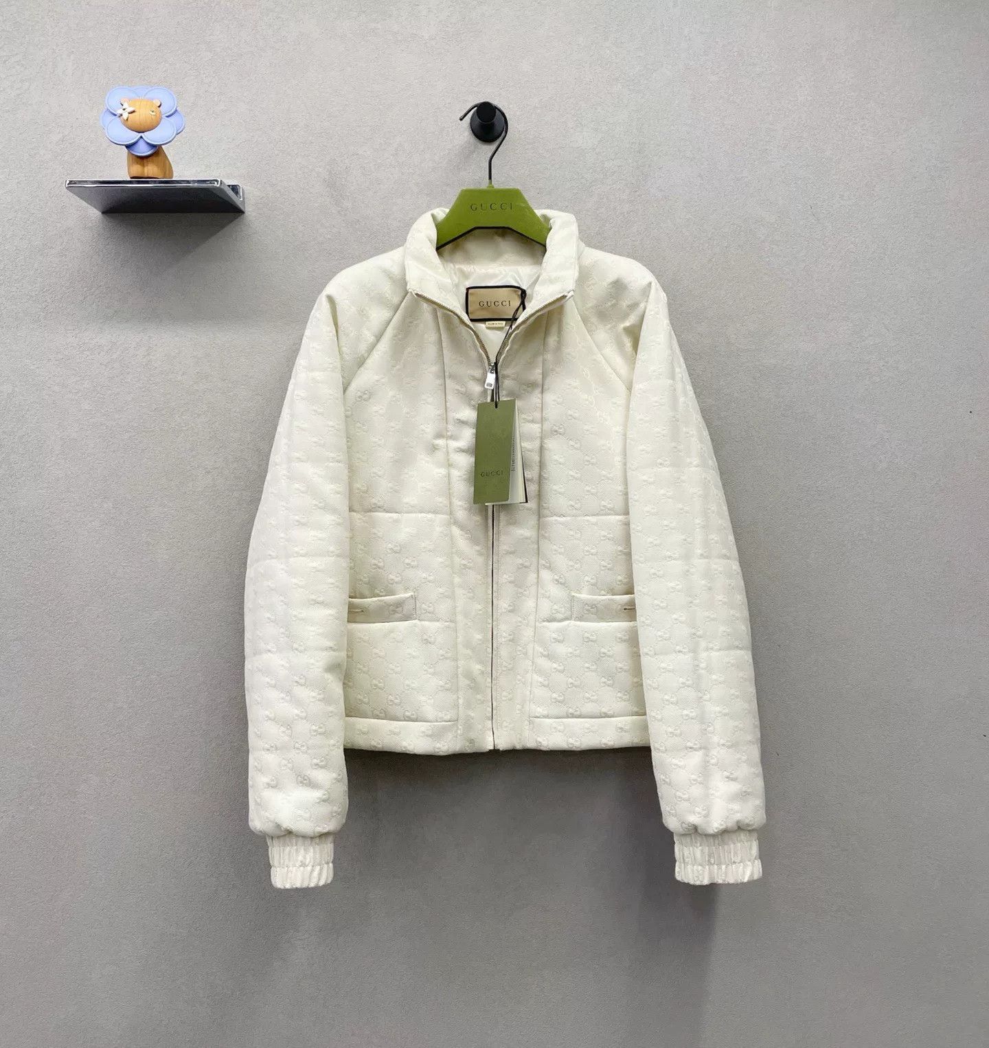 Gucci Gucci Cream High-Neck Ski Jacket Size US M / EU 48-50 / 2 - 2 Thumbnail