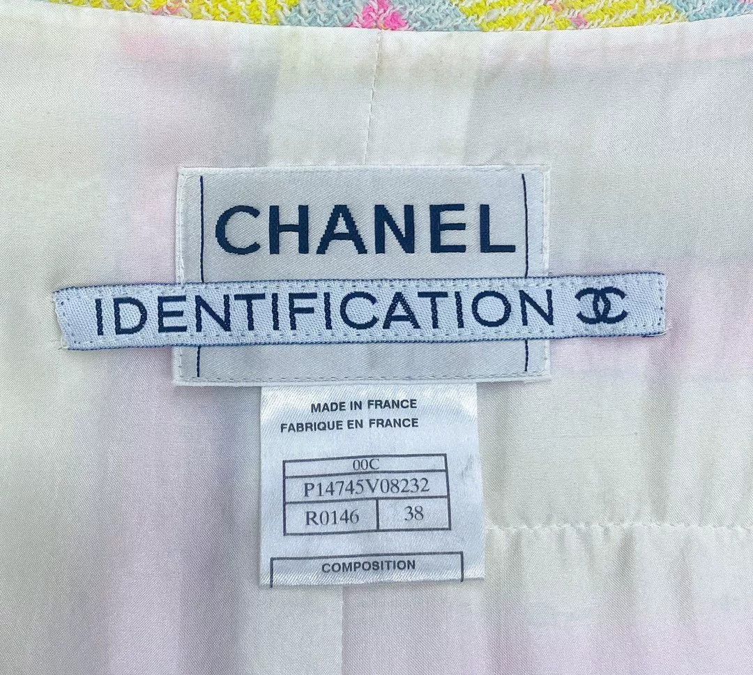 Chanel Chanel Yellow Striped Jacket Size US S / EU 44-46 / 1 - 5 Thumbnail