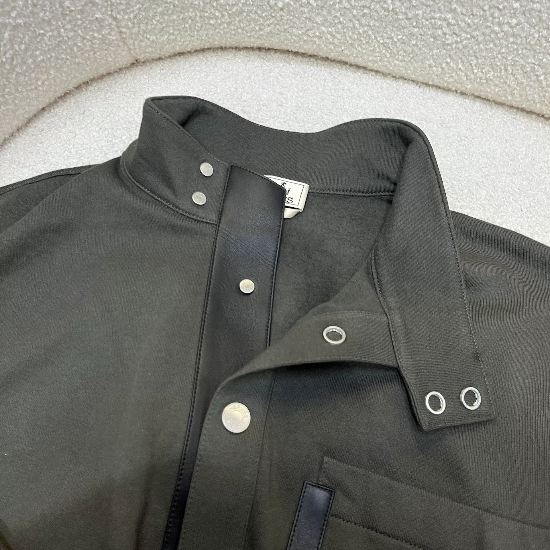Hermes Hermes Stand Collar Fleece Sweatshirt M Size US M / EU 48-50 / 2 - 8 Thumbnail