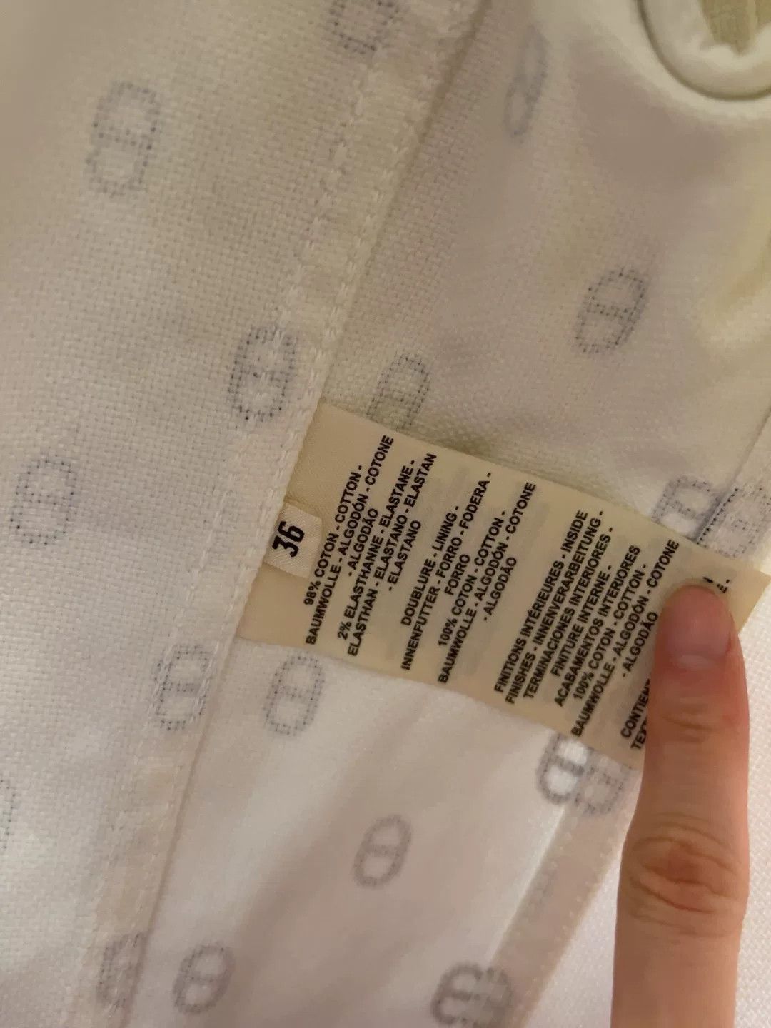 Hermes Hermes White Denim Jacket with Print Size US S / EU 44-46 / 1 - 2 Thumbnail