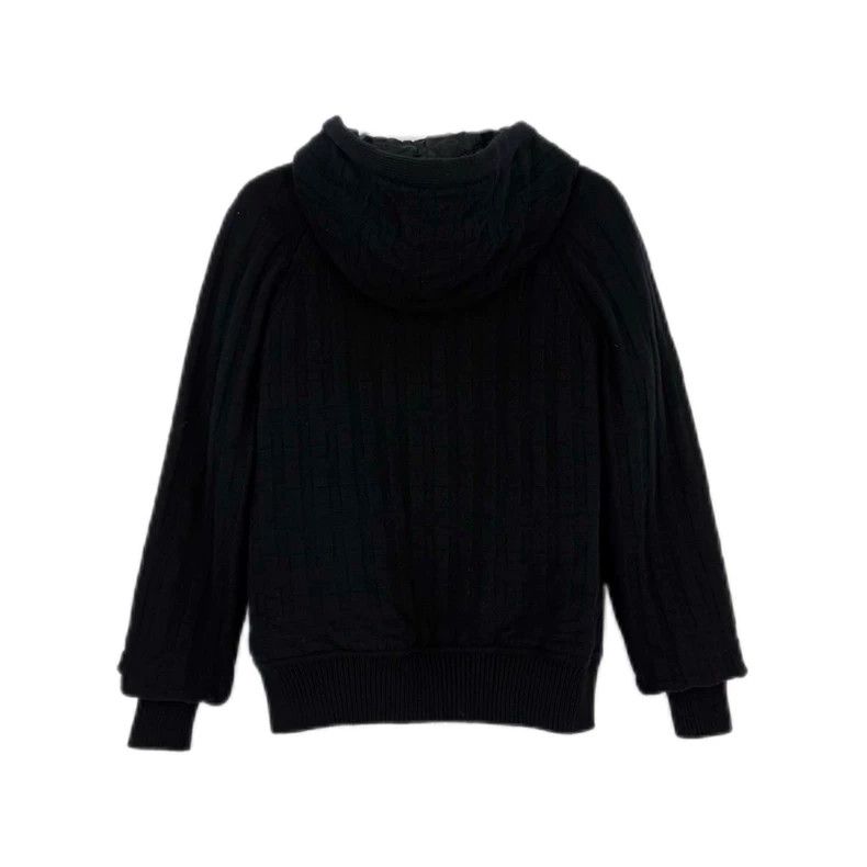 Hermes Hermes Black Hooded Wool Zip Cardigan Size US S / EU 44-46 / 1 - 2 Thumbnail