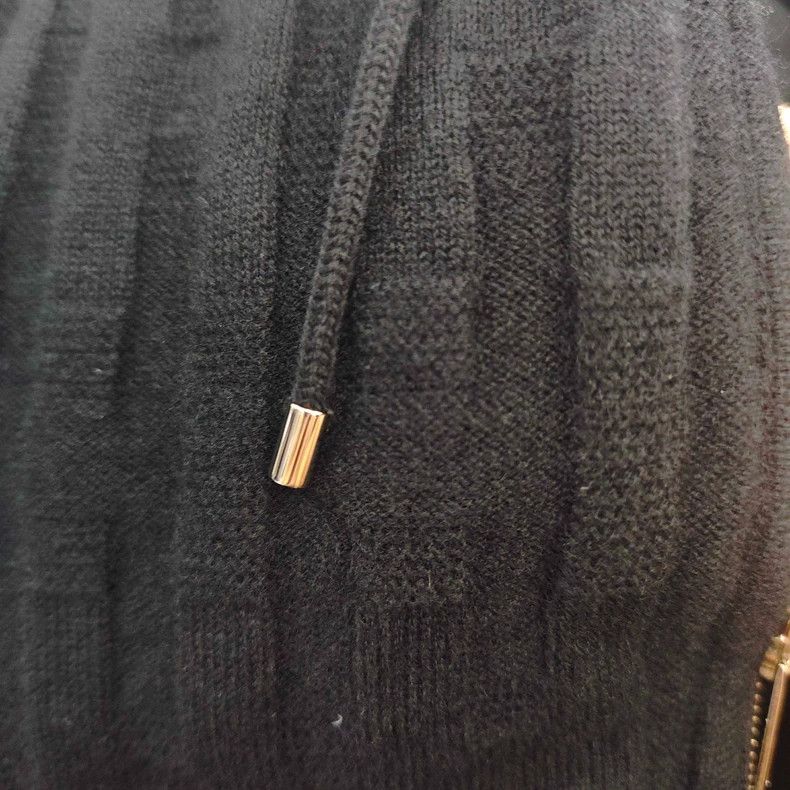 Hermes Hermes Black Hooded Wool Zip Cardigan Size US S / EU 44-46 / 1 - 9 Thumbnail