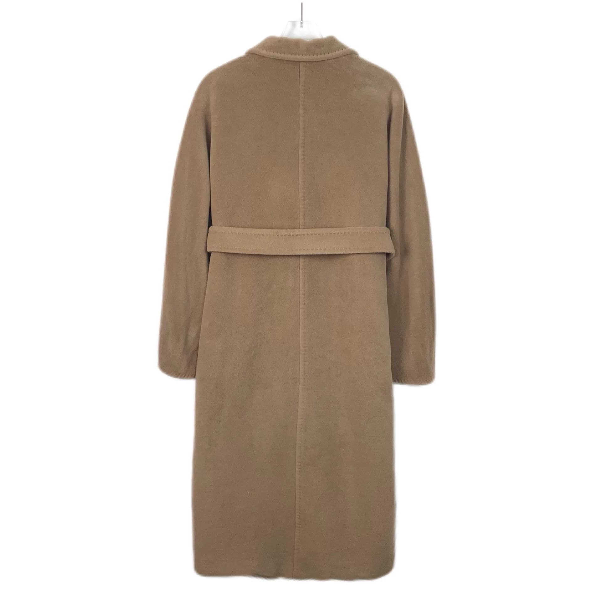 Max Mara brown wool double-breasted trench coat Size US S / EU 44-46 / 1 - 2 Thumbnail
