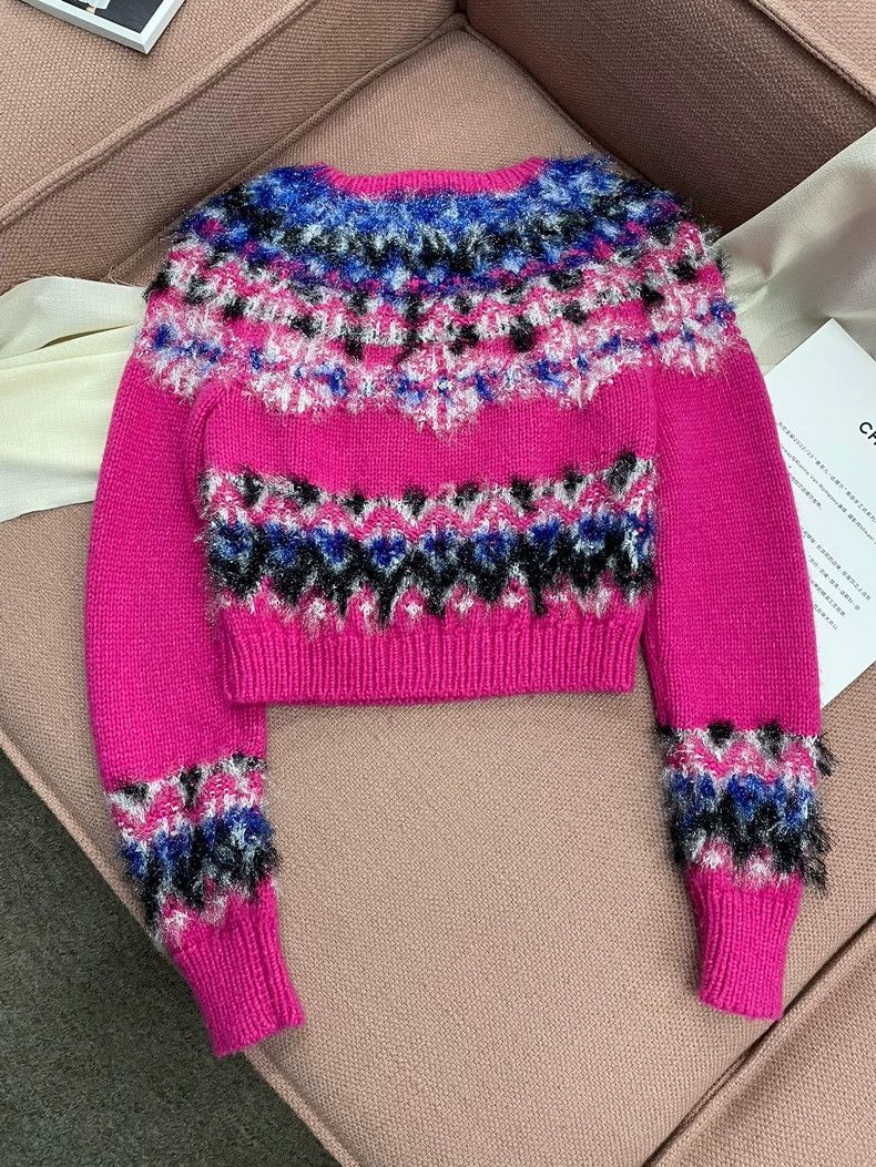 Chanel Chanel 21K Pink Cashmere Knit Sweater Size US M / EU 48-50 / 2 - 3 Thumbnail
