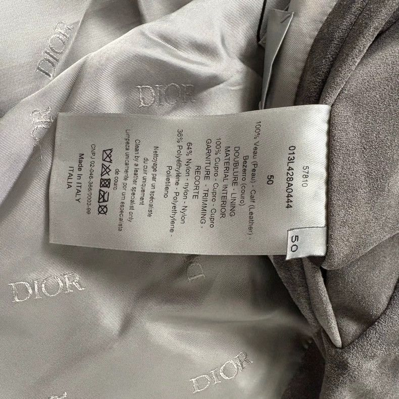 Dior Dior Suede Leather Jacket Coat Size US L / EU 52-54 / 3 - 4 Thumbnail