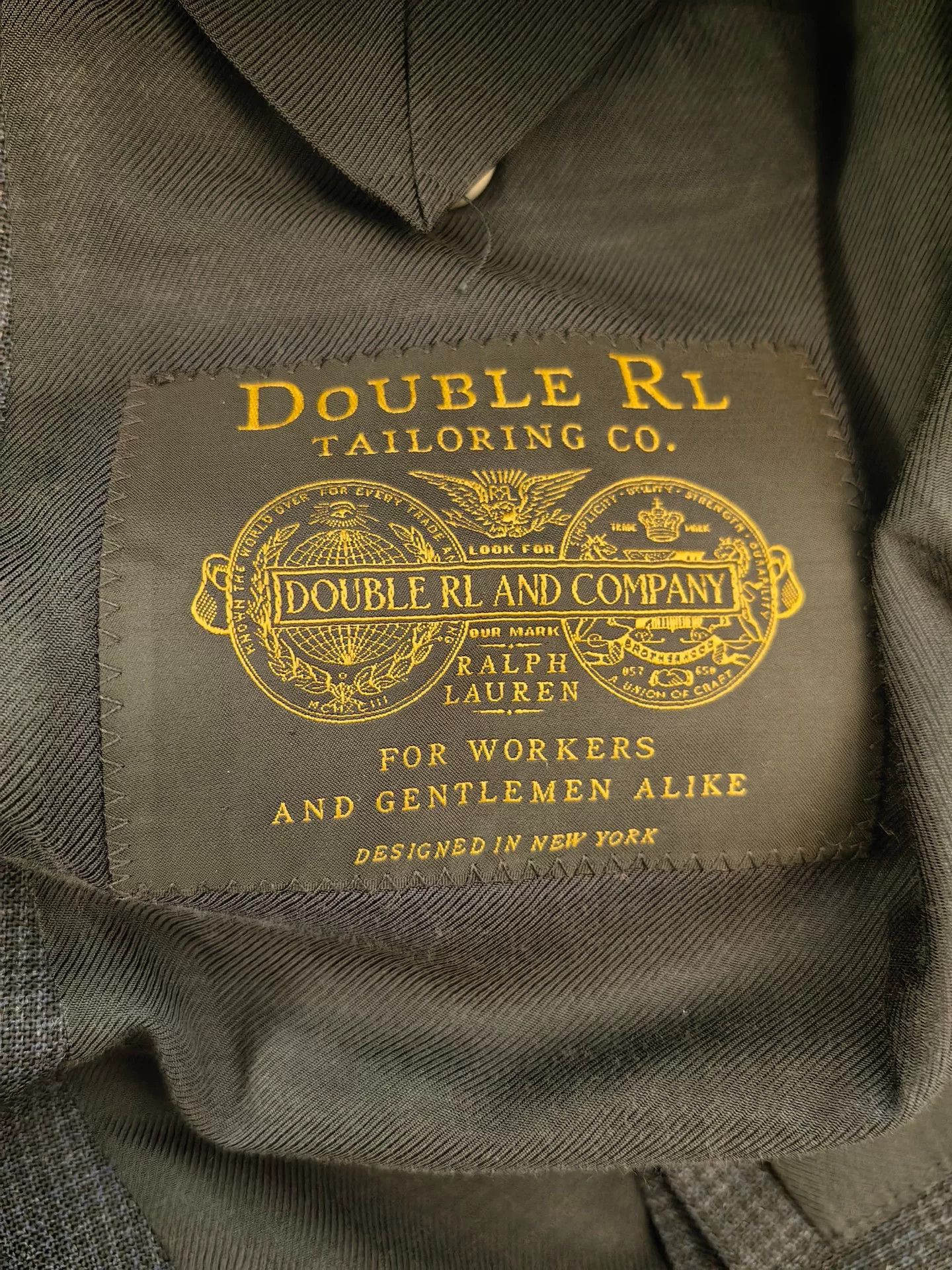 RRL Ralph Lauren RRL Plaid Dobby Suit Jacket Size US L / EU 52-54 / 3 - 3 Thumbnail