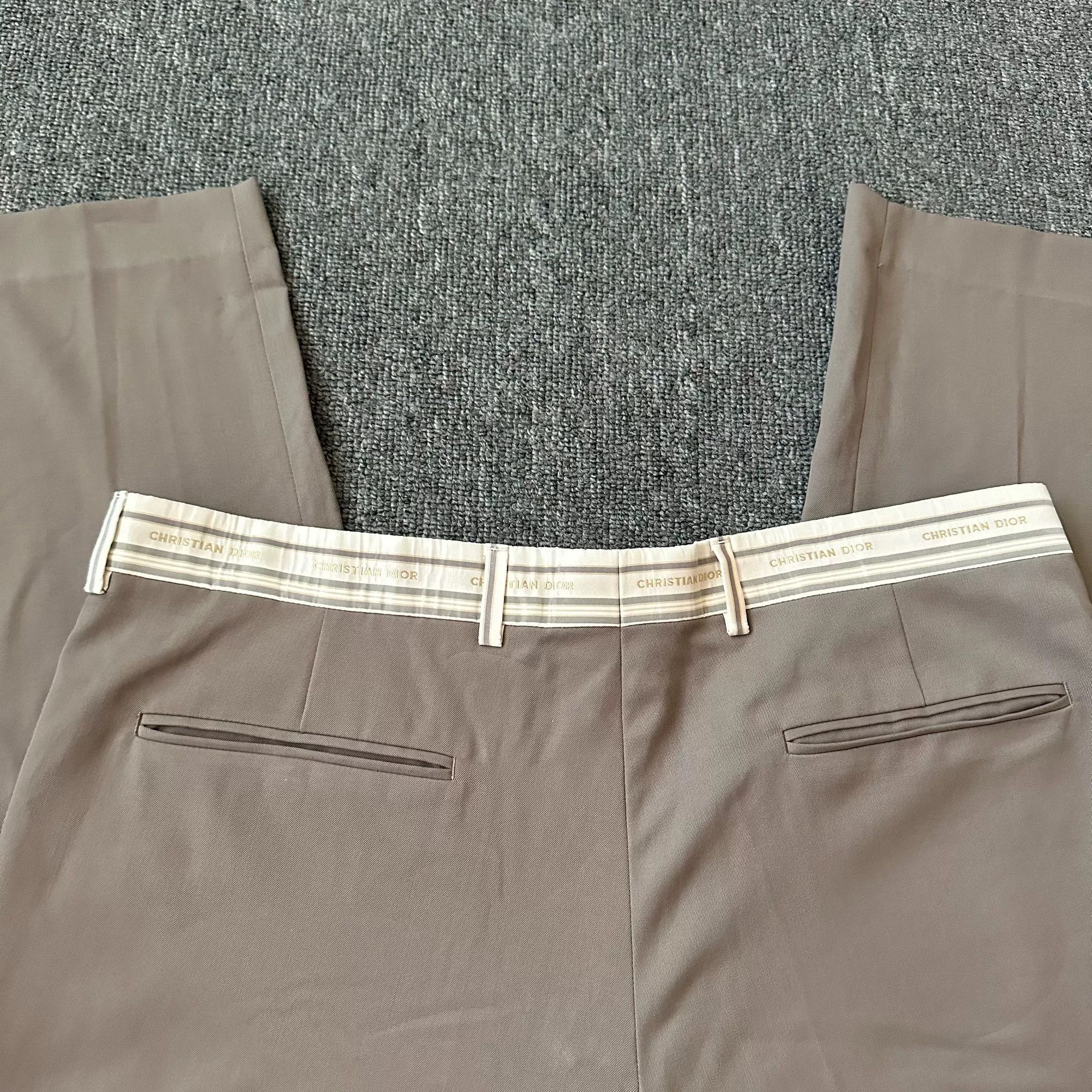 Dior Dior 23SS Khaki Diagonal Buckle Suit Set Size US XL / EU 56 / 4 - 8 Thumbnail