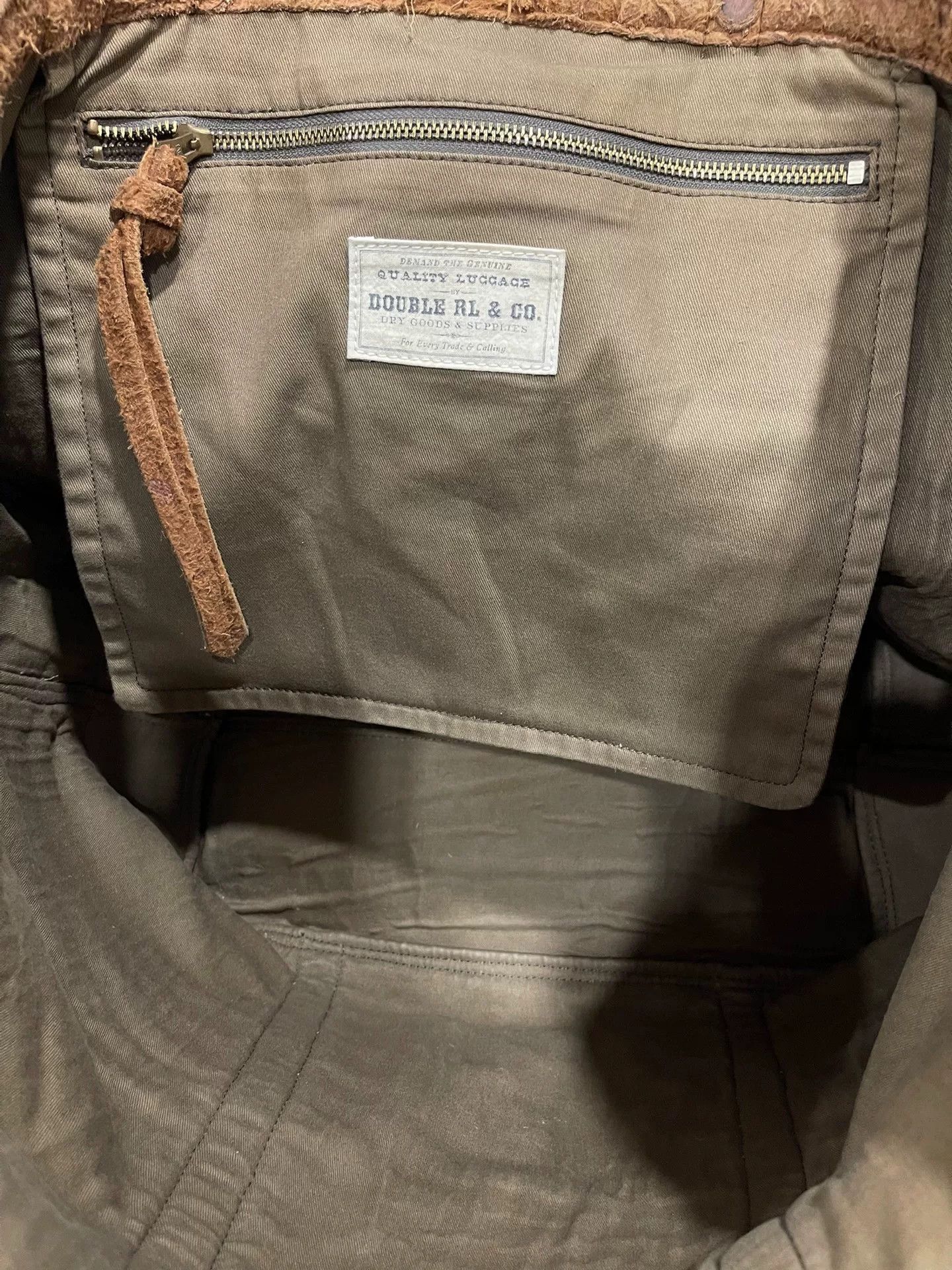 RRL Ralph Lauren RRL Vintage Wool-Cotton Tote Bag Size ONE SIZE - 7 Thumbnail