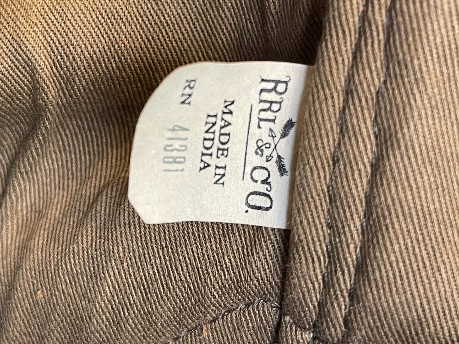RRL Ralph Lauren RRL Vintage Wool-Cotton Tote Bag Size ONE SIZE - 6 Thumbnail