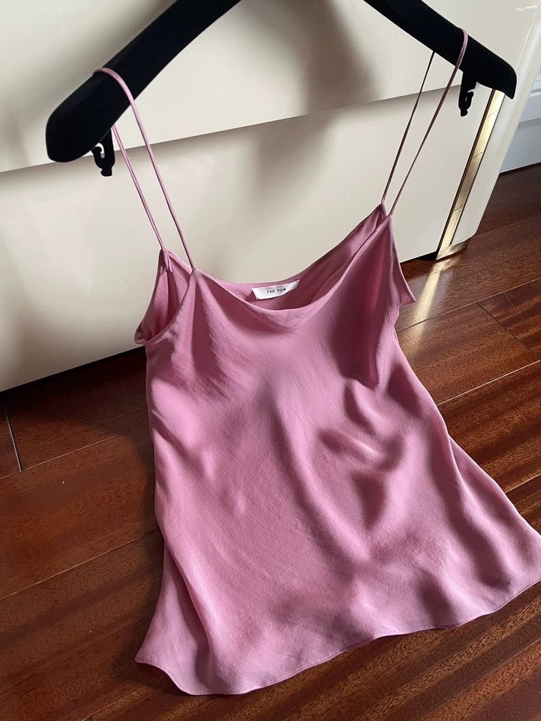 The Row The Row Pink Silk Two-Piece Set Size US S / EU 44-46 / 1 - 3 Thumbnail