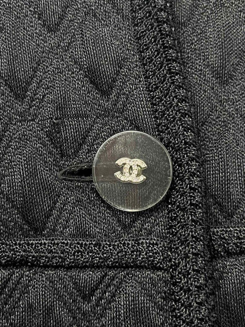 Chanel Chanel Metiers D'Art Black Quilted Coat Size US M / EU 48-50 / 2 - 4 Thumbnail