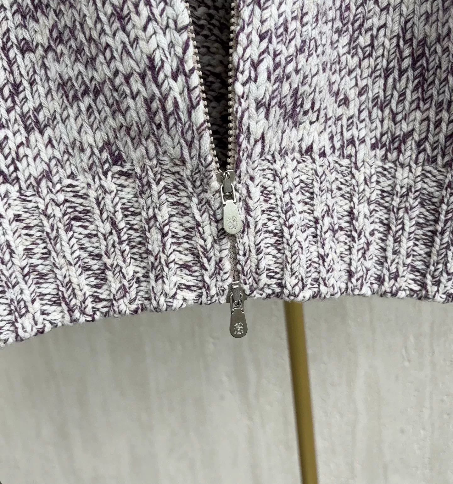 Brunello Cucinelli Brunello Cucinelli Zip Knit Cardigan Size US L / EU 52-54 / 3 - 3 Thumbnail