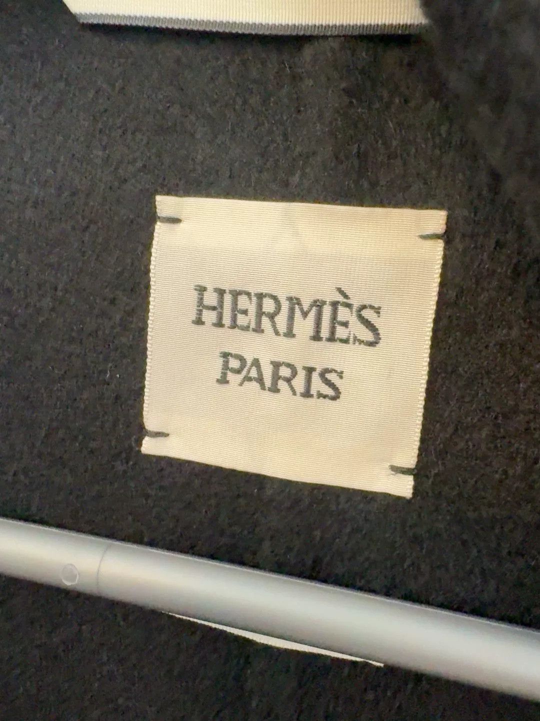Hermes Hermes Long Black Coat Size US L / EU 52-54 / 3 - 2 Thumbnail