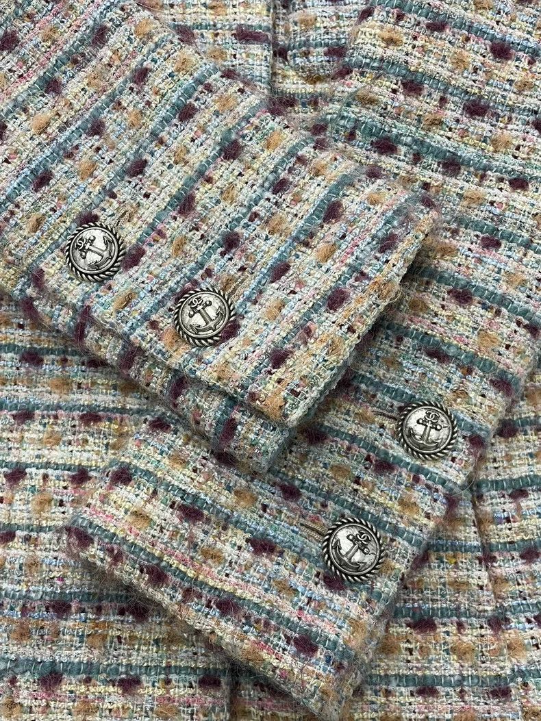 Chanel Chanel Multi Tweed Woven Jacket Size US M / EU 48-50 / 2 - 2 Thumbnail