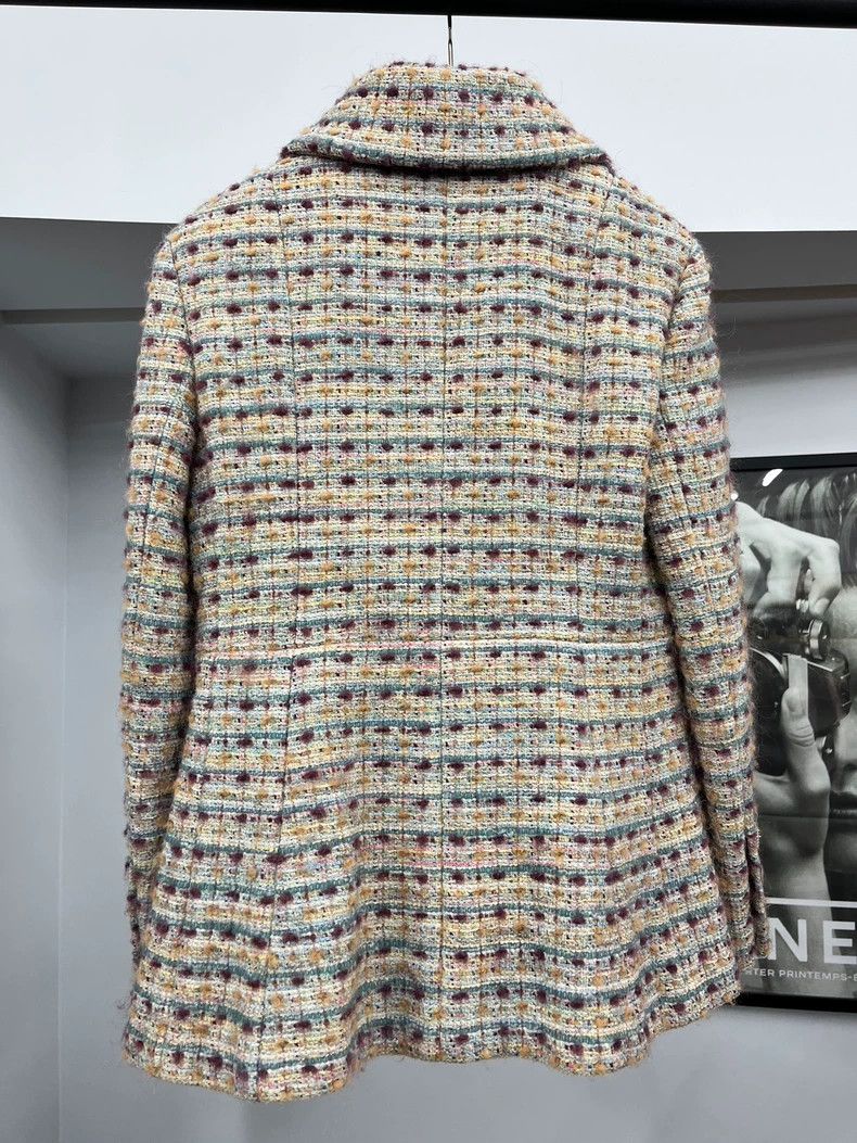 Chanel Chanel Colorful Tweed Woven Jacket Size US M / EU 48-50 / 2 - 3 Thumbnail