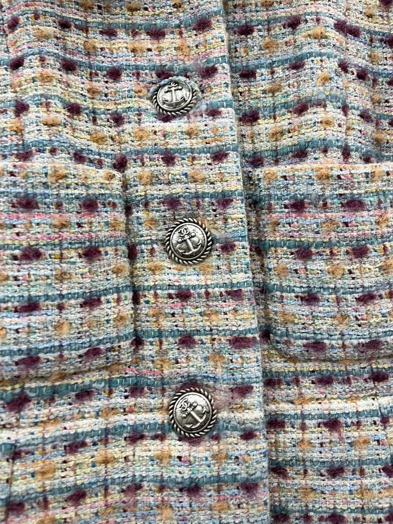 Chanel Chanel Colorful Tweed Woven Jacket Size US M / EU 48-50 / 2 - 2 Thumbnail
