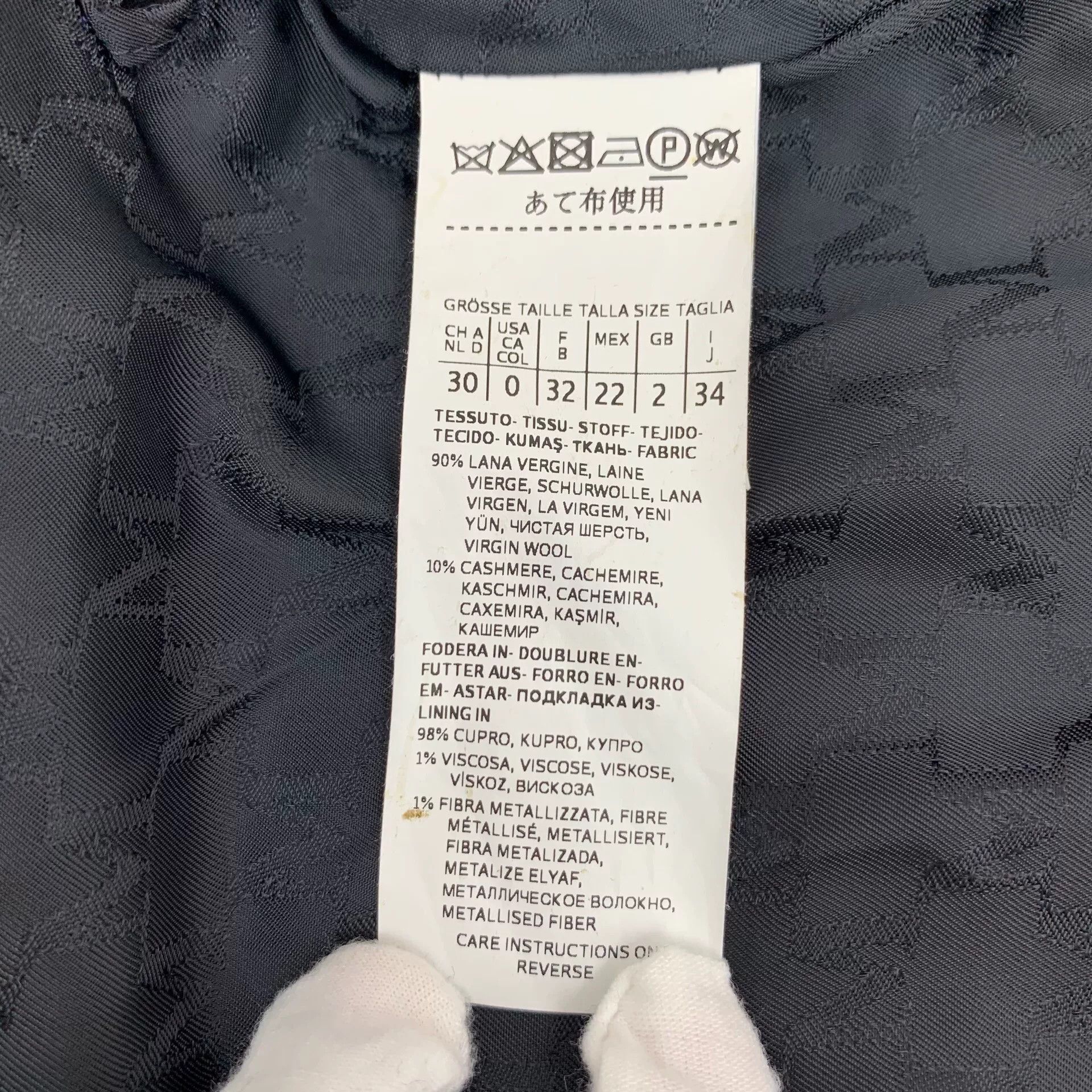 Max Mara black wool double-breasted coat with belt Size US XXS / EU 40 - 7 Thumbnail