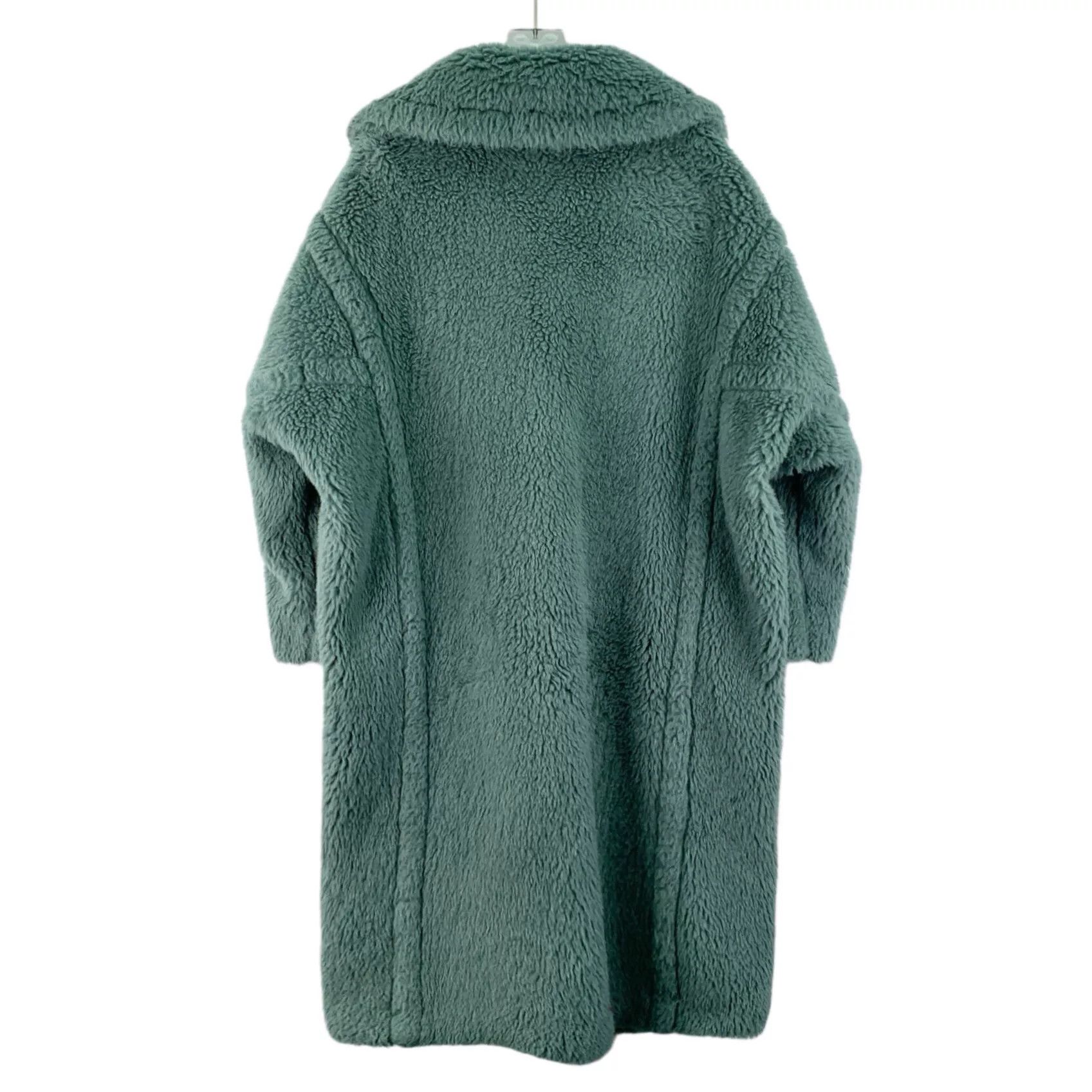 Max Mara maxmara teddy green double-breasted coat Size US XS / EU 42 / 0 - 2 Thumbnail