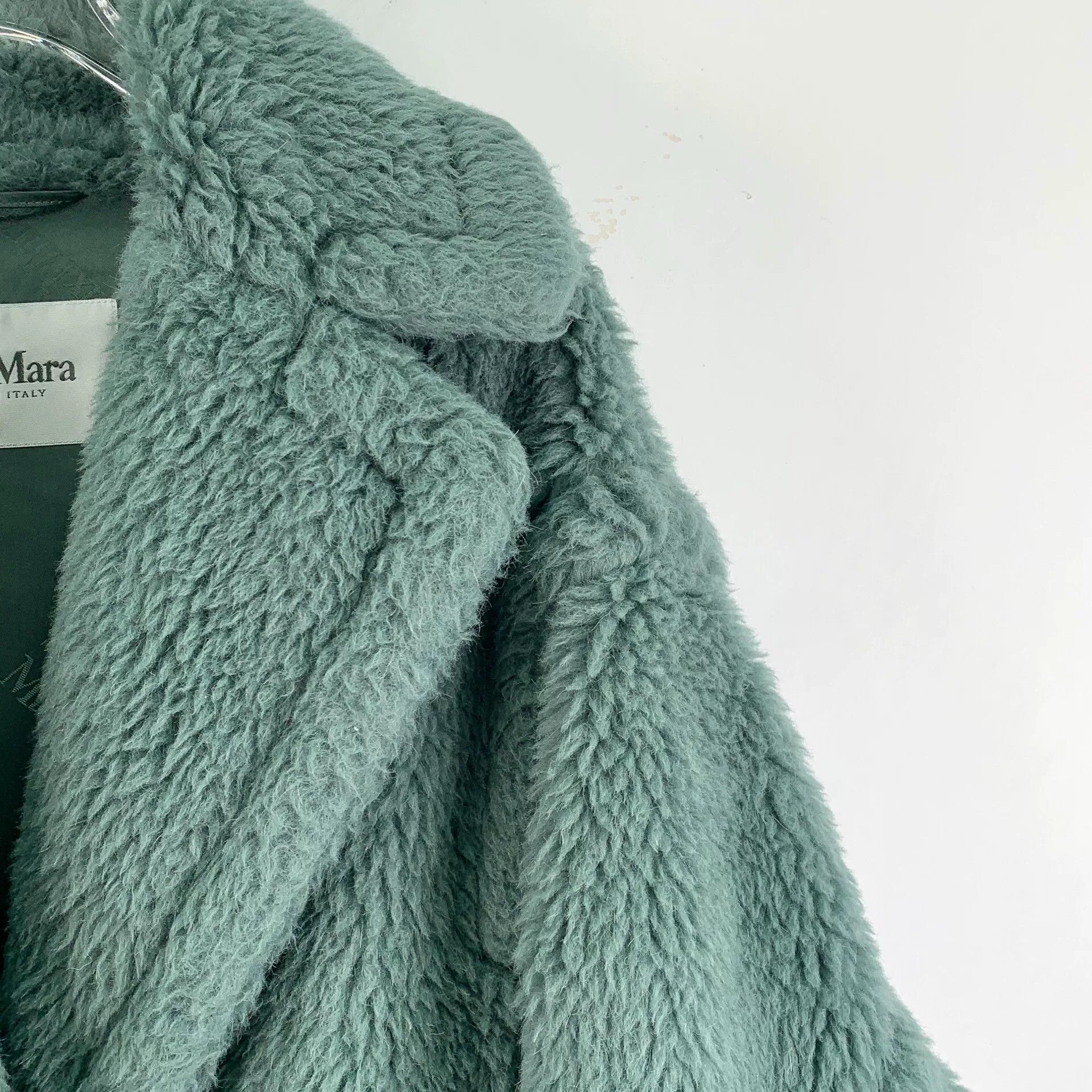 Max Mara maxmara teddy green double-breasted coat Size US XS / EU 42 / 0 - 3 Thumbnail