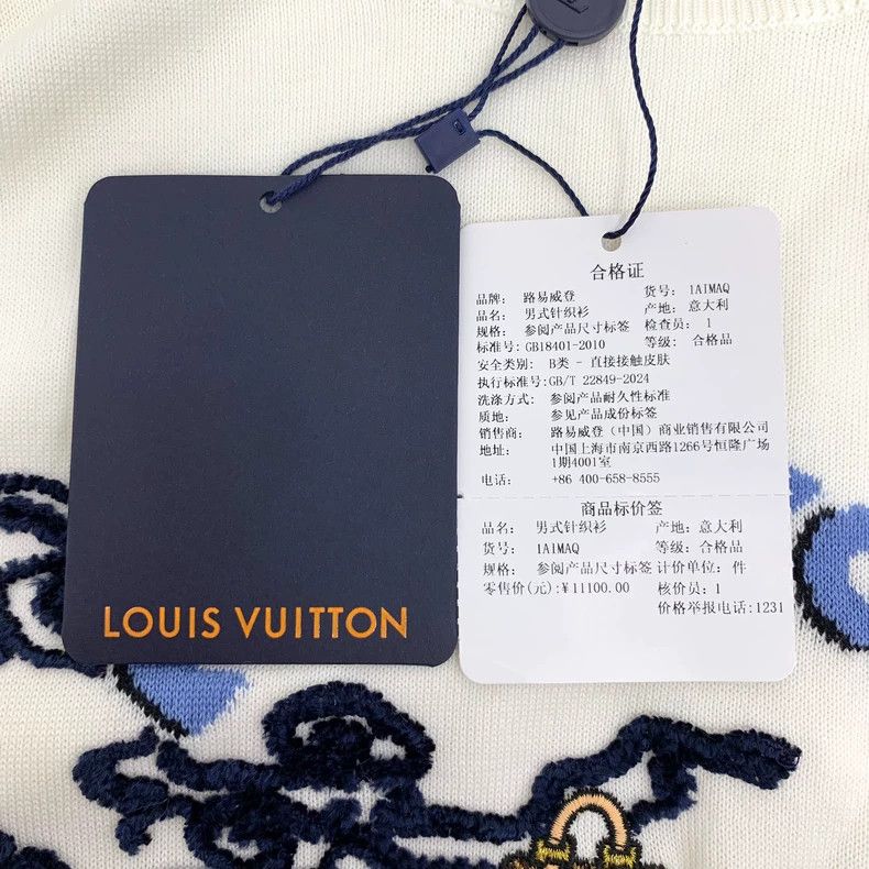 Louis Vuitton Louis Vuitton x Nigo Snow Mountain Embroidered Knitwear Size US XS / EU 42 / 0 - 6 Thumbnail