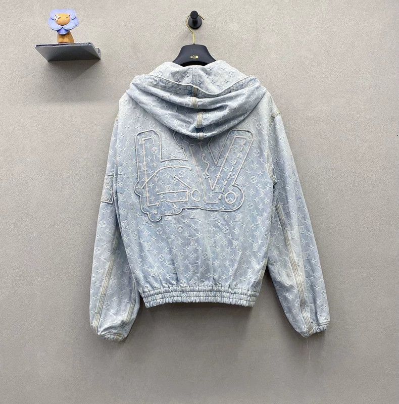 Louis Vuitton LV x NBA Blue Jacket Coat Size US L / EU 52-54 / 3 - 4 Thumbnail