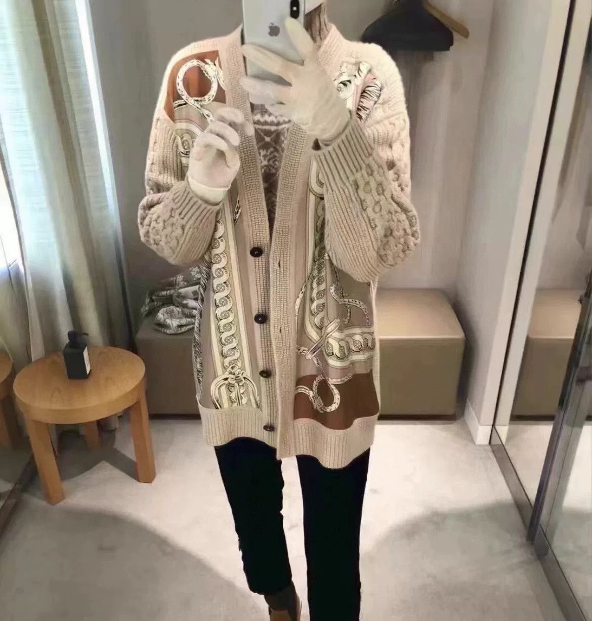 Hermes Hermes 20AW Wool Cardigan Size US XS / EU 42 / 0 - 8 Thumbnail