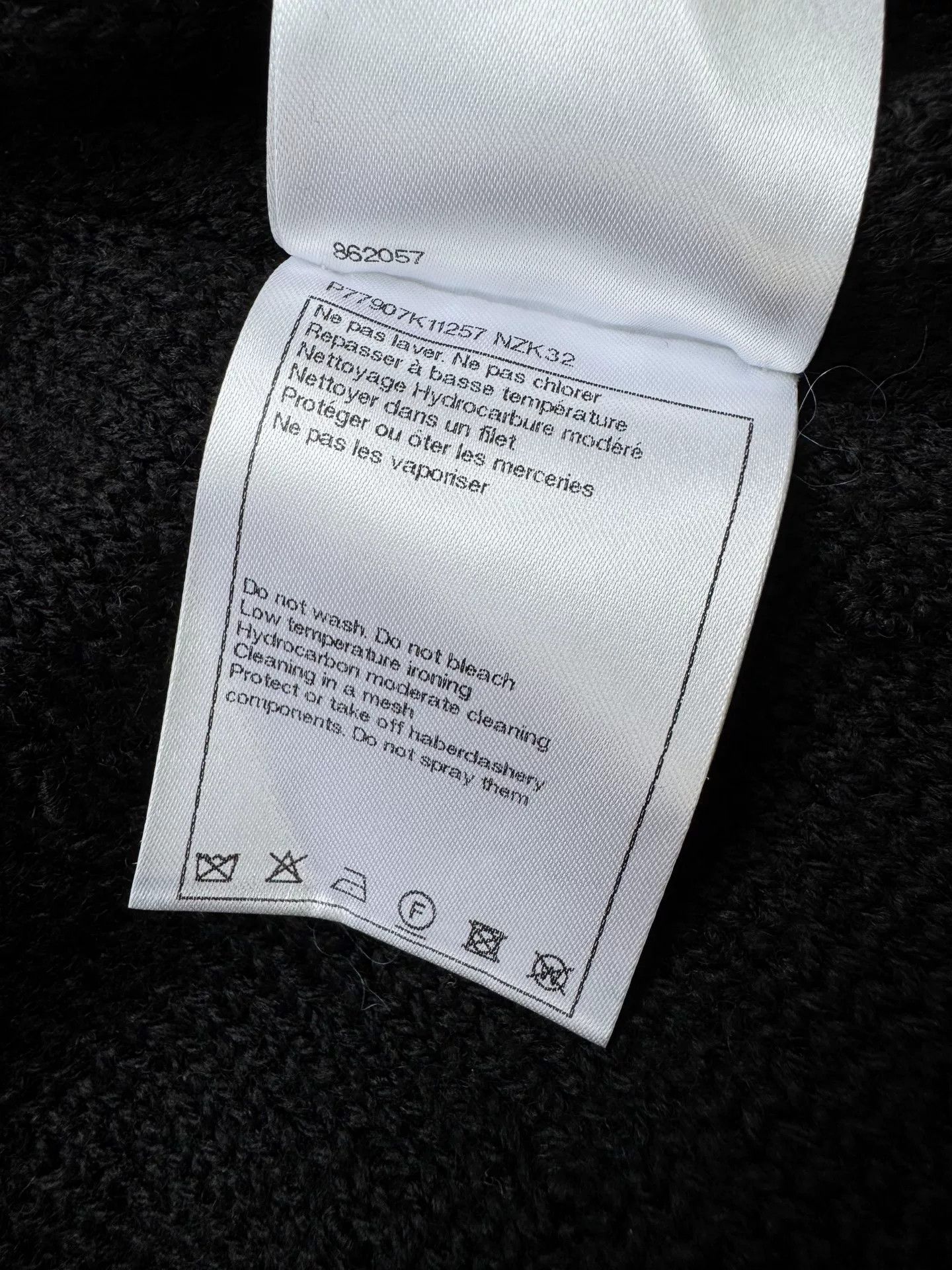 Chanel Chanel Blue Black Wool Mini Skirt Size US 36 / EU 52 - 6 Thumbnail