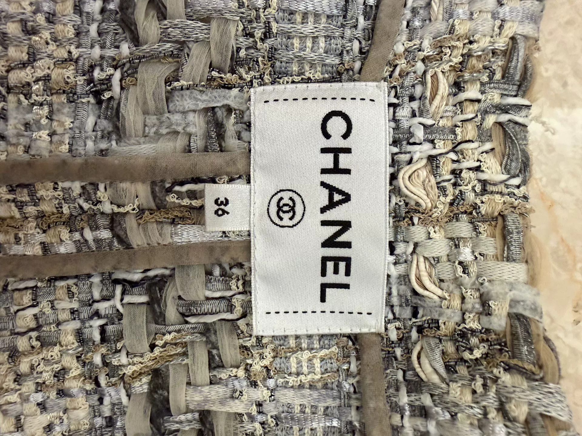 Chanel Chanel 18C Greek Tweed Fringe Dress Size US 36 / EU 52 - 4 Thumbnail