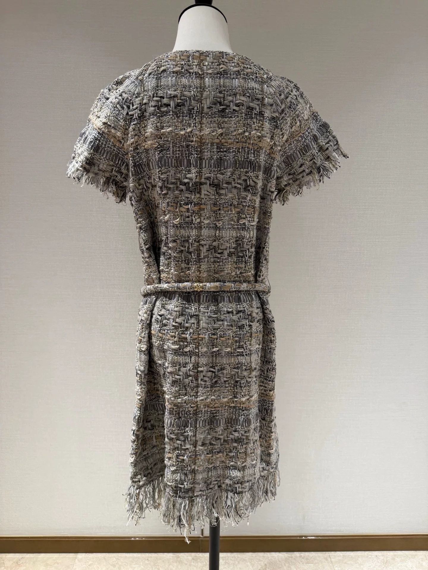 Chanel Chanel 18C Greek Tweed Fringe Dress Size US 36 / EU 52 - 2 Thumbnail