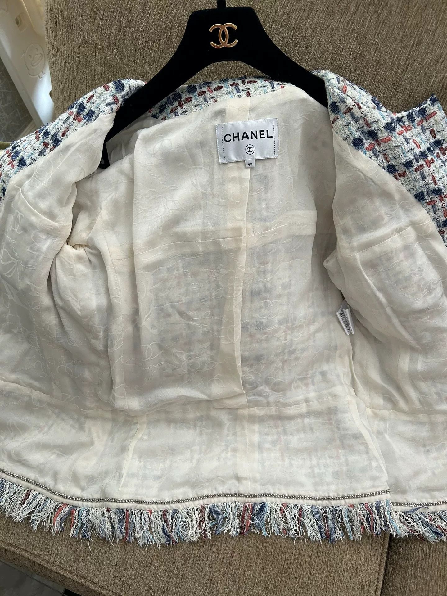 Chanel Chanel Tweed Jacket Size 40 Size US XL / EU 56 / 4 - 3 Thumbnail