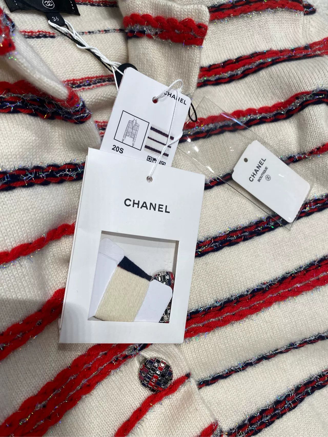 Chanel Chanel 2020 Roof Series Striped Jacket Size US XS / EU 42 / 0 - 5 Thumbnail